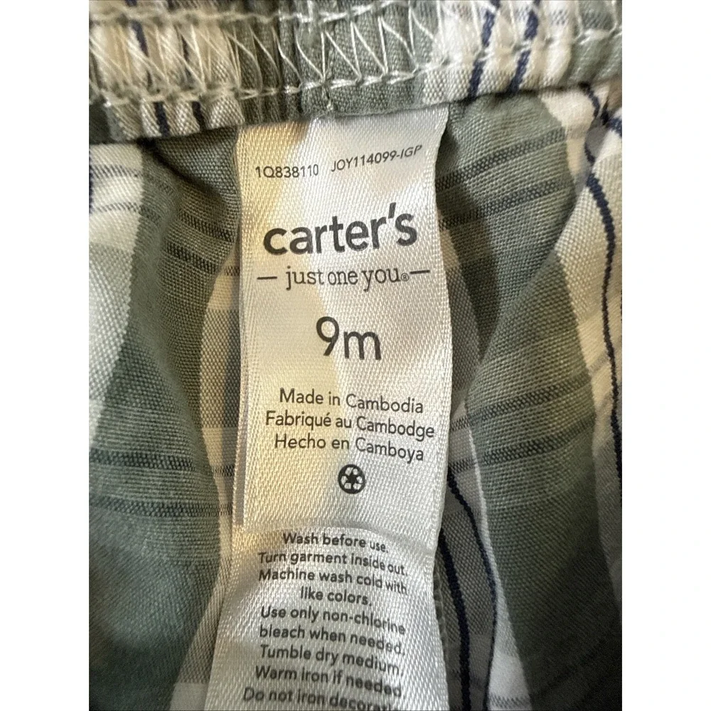 Just One You by Carter's Little And Loved 2 Piece Outfit Green Size 9 Months‎